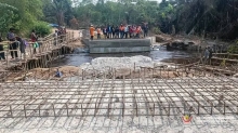 Kasai : le Pont Lunyeka passe de 15 a 45 tonnes, le chantier deja a plus de 60%