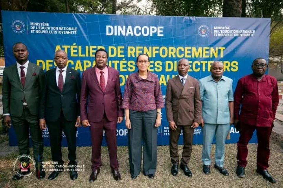 DINACOPE :Â la ministre Raissa Malu mise sur des donnees fiables pour assainir la paie des enseignants