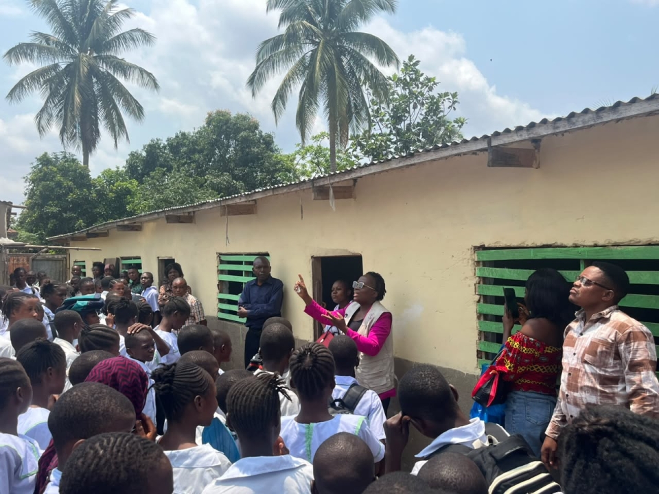 Kananga : des eleves adolescentes du Complexe Scolaire l‘Avenir sensibilisees sur l‘hygiene menstruelle