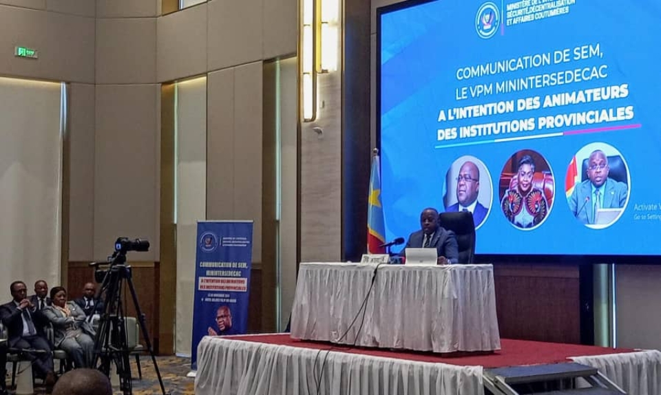 RDC : Jacquemain Shabani ordonne la suspension des motions et petitions pour preserver la stabilite provinciale