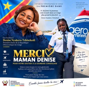 France : le reve de Sydney Tombo va enfin se realiser grace a la Premiere Dame Denise Nyakeru