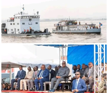 RDC - Transport fluvial: Felix Tshisekedi lance la grande campagne nationale de balisage du fleuve Congo et de la riviere Kasai