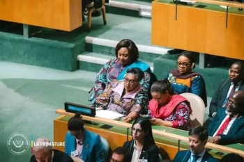 Judith Suminwa Première Ministre RDC à la 81è Assemblée générale de l‘ONU 