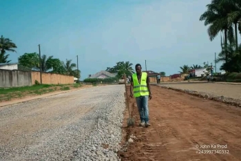 Kananga : l‘avenue du college au quartier plateau revet peu a peu sa nouvelle robe !