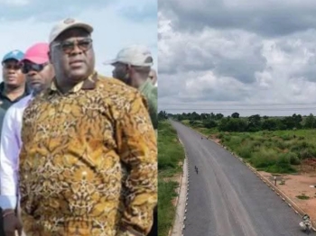 Kasai Central : A peine arrive a Kananga, Felix Tshisekedi se rend directement sur la route Kalambambuji