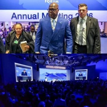 Davos : Felix Tshisekedi affirme l‘ambition de la RDC de devenir un acteur cle de la transformation mondiale