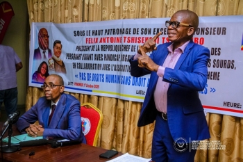 RDC : Une organisation des vulnerables appelle a la reconnaissance de la langue des signes comme "5ᵉ langue nationale"