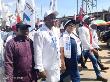Kananga : les forces vives dans la rue pour soutenir la revision constitutionnelle