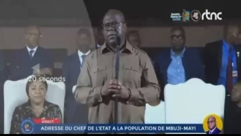 Felix Tshisekedi a Mbuji-Mayi : « J‘ai apporte 50 millions $ pour le relevement de la MIBA »