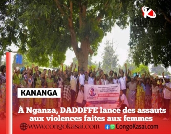 Kananga : a Nganza, l‘ONG DADDFFE lance des assauts contre les violences faites aux femmes