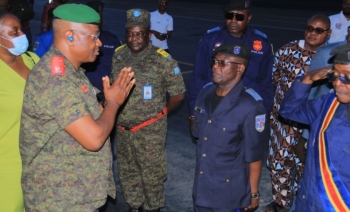 Ituri : le general-major Gaby Kasongo a Bunia pour sa prise de fonctions officielle